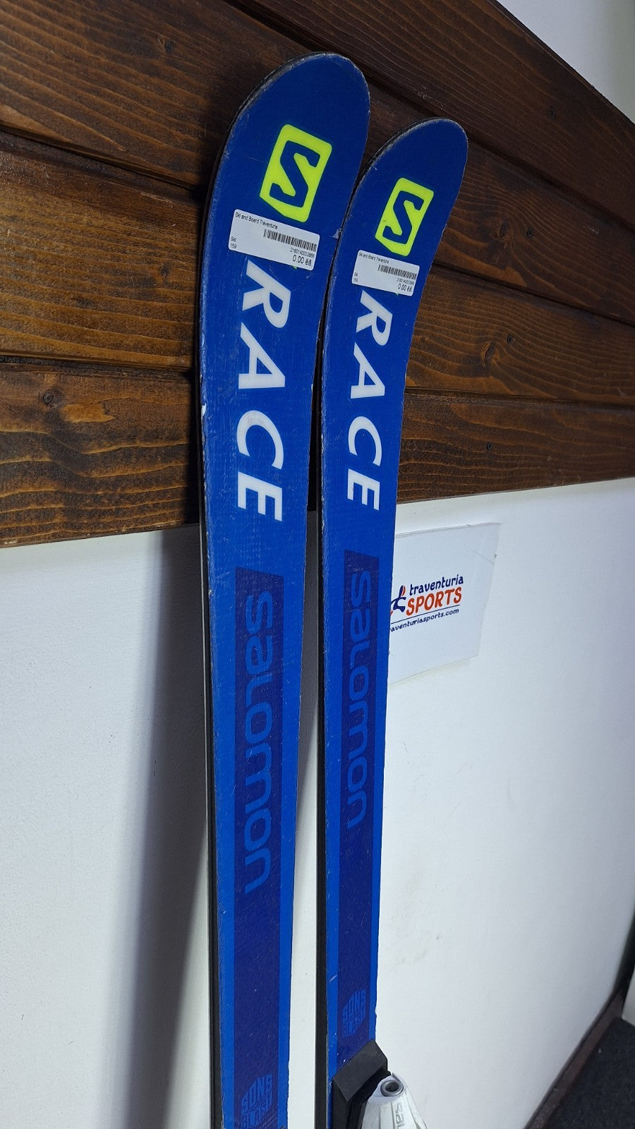 Salomon SRace GS 159 cm Ski + Salomon 10 Bindings Winter Sport Snow Fun