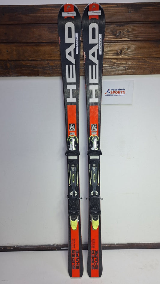 HEAD SuperShape i.Rally 170cm  Ski + HEAD 12 Bindings Winter Sport Fun Snow