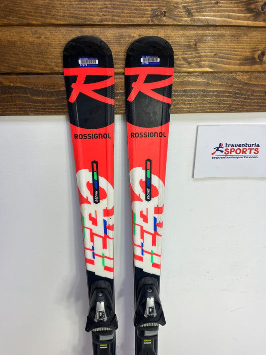 Sci Rossignol Hero J 150 cm + attacchi Elan ESP 7.5 Divertimento invernale Sport sulla neve