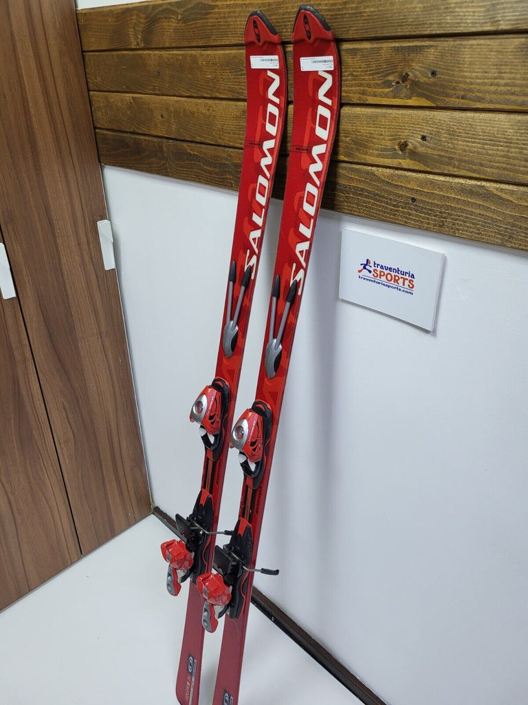 salomon equipe 8 vitane skate skis women's Salomon Equipe 8 3V 168 cm Ski + Salomon 10 Bindings Winter Sport Adve – Traventuria Sports