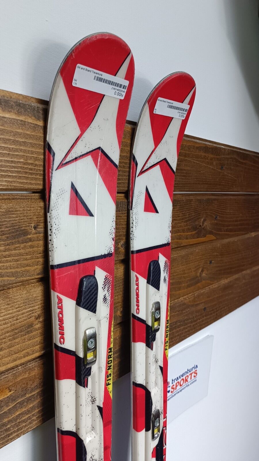 Atomic Redster GS 175 cm Ski + Salomon 16 Bindings  Winter Sport Fun