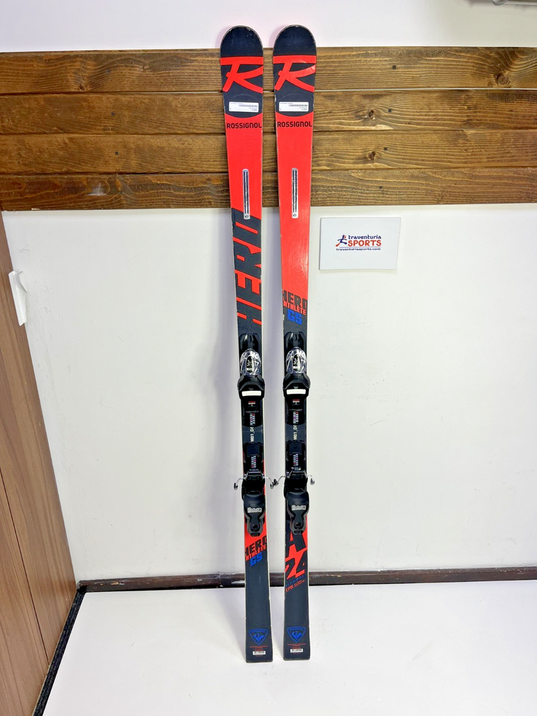 Rossignol Hero Athlete GS  175 cm Ski + New Look 10 Bindings Winter Fun Snow
