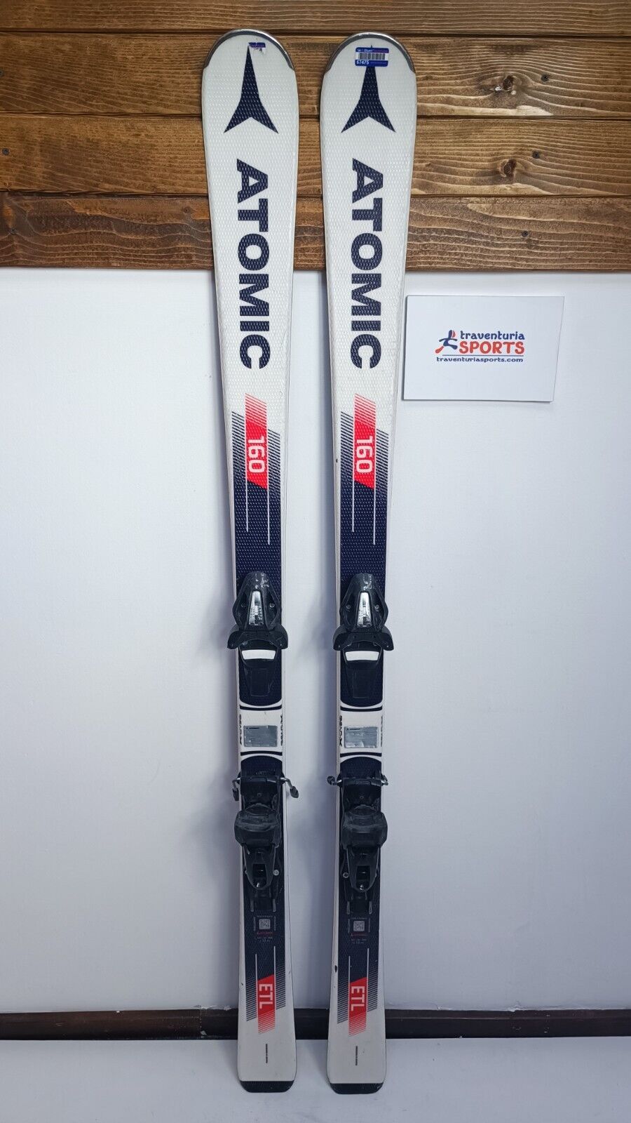 Atomic ETL R EZY2 160cm Ski + Elan ESR 10 Bindings Winter Sport