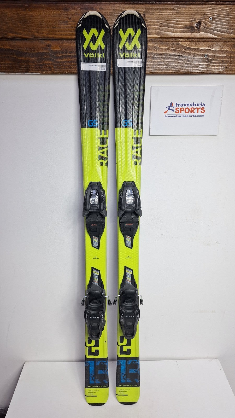 Volkl Racetiger GS 13 120cm Skis + Marker 4.5 Bindings Winter Fun Snow