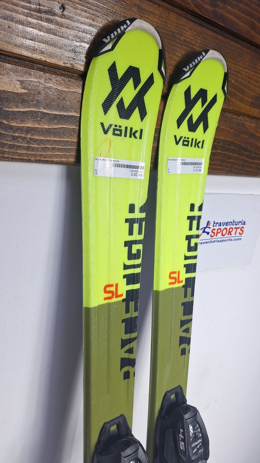 Völkl Racetiger 13 SL 120 cm Ski + Marker 4.5 Bindungen Wintersport Schneespaß
