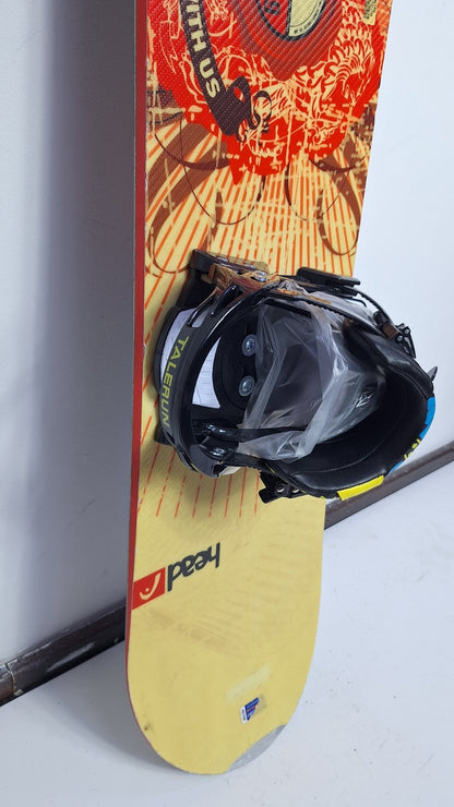 HEAD Rocka 4D 159 cm Snowboard + Brand New Talerun L Bindings Winter Sport Fun
