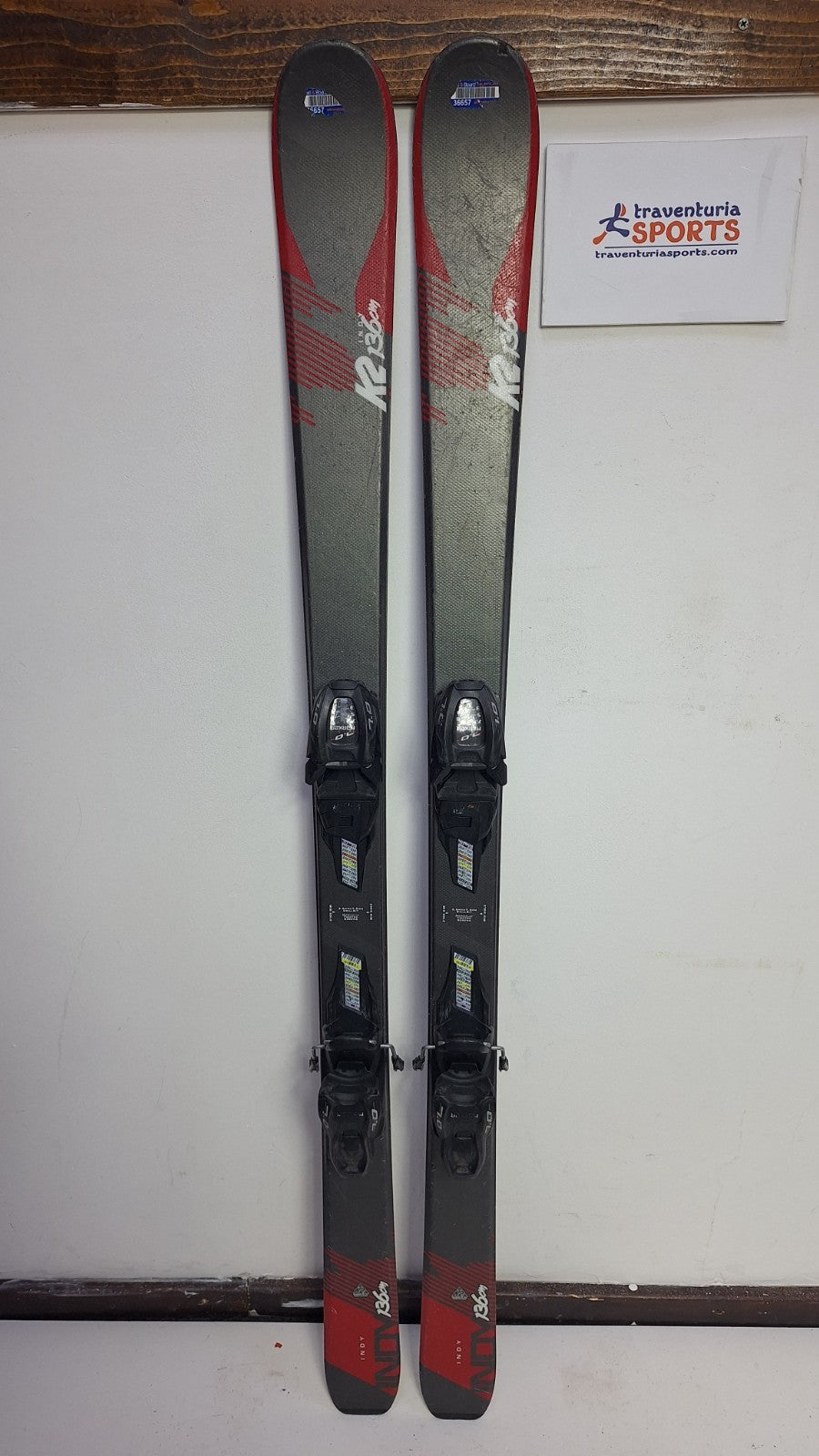 K2 Indy 136cm Ski + Marker 4.5 Bindings Winter Sport