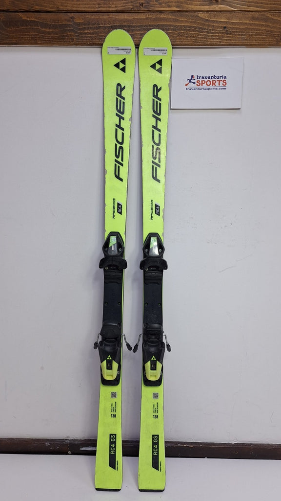 Fischer RC4 GS  138cm Ski + Fischer Z9 Bindings Winter Sports