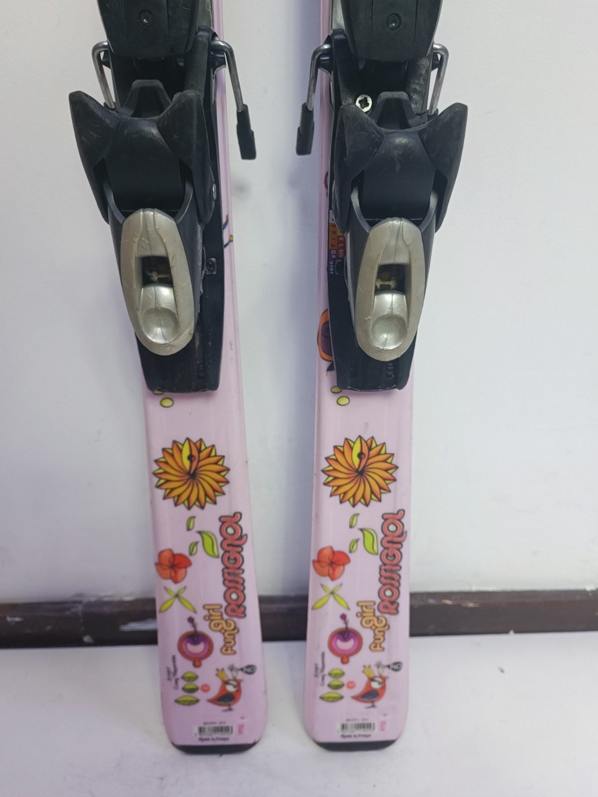Sci Rossignol Fun Girl 140 cm + attacchi Elan ESP 7.5 Winter Adventure
