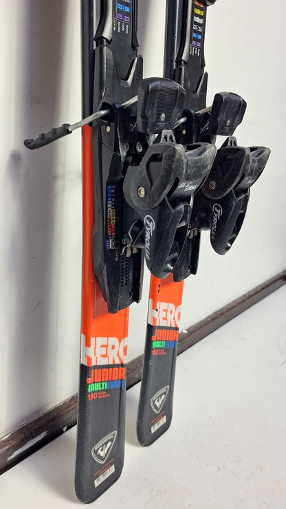 Rossignol Hero JR MultiEvent 130cm  Ski + Tyrolia ESP 7.5 Bindings Winter Sport