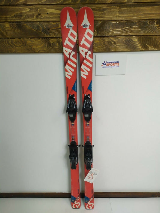 Atomic Redster GS 159 cm Ski + NEUE Salomon 10 Bindungen – Winterspaß im Schnee
