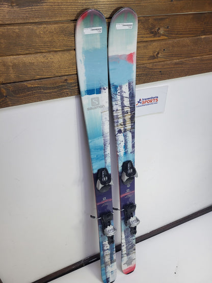 Salomon QST Lumen 95 162 cm Ski + Salomon 10 Bindungen Wintersport-Abenteuer