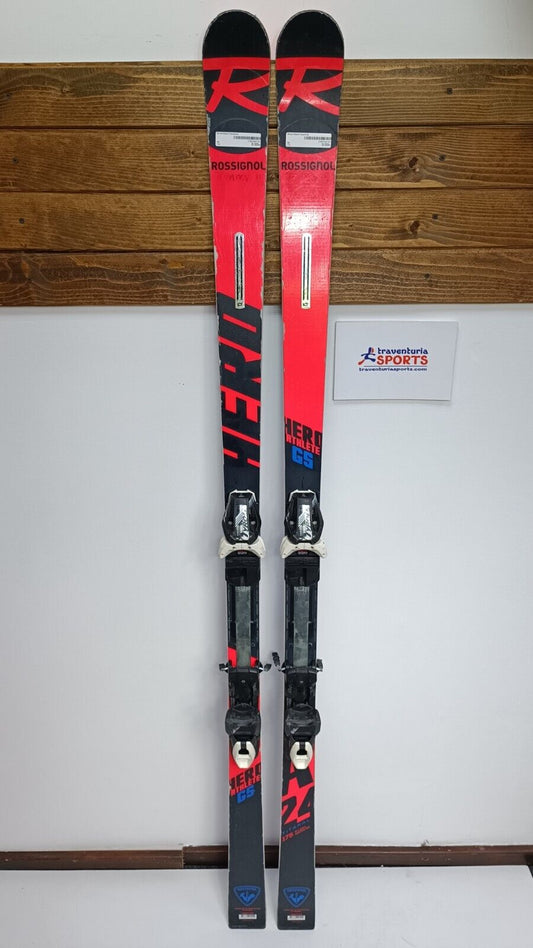 Rossignol Hero Athele GS Pro 175 cm Ski + Tyrolia 14 Bindings Winter Fun Snow