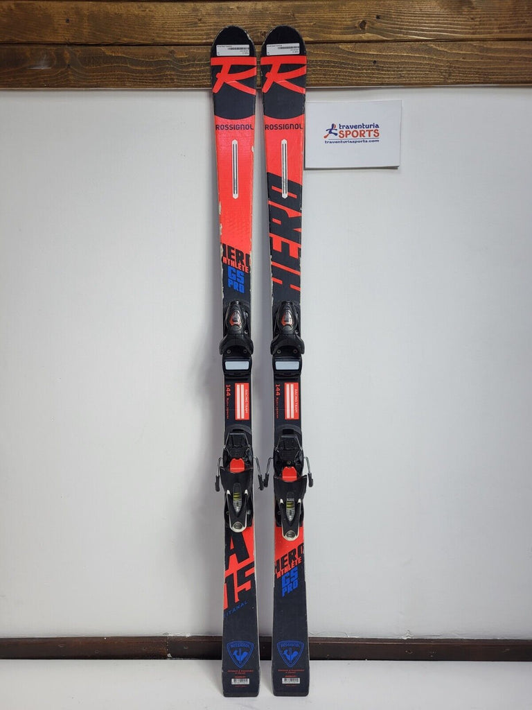 Rossignol Hero FIS GS Pro 144 cm Ski + Look 10 Bindings Winter Fun Snow