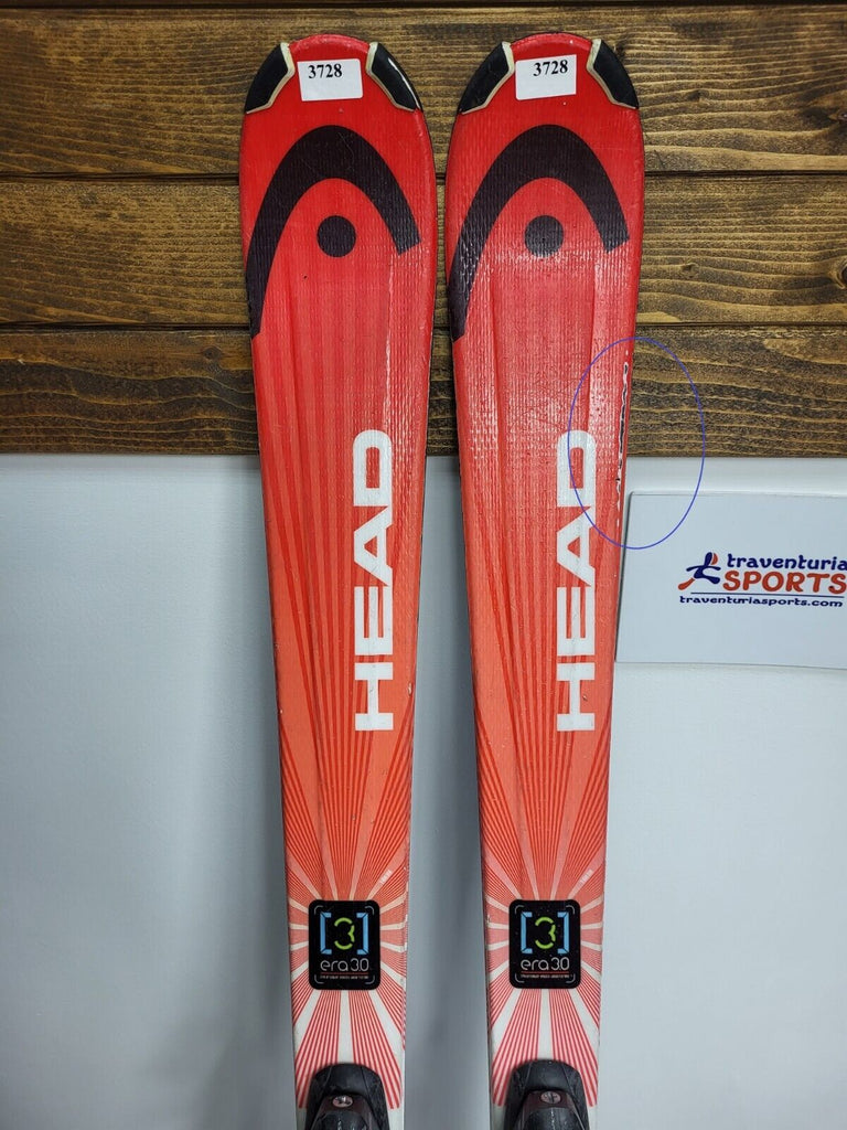 HEAD REV 75 163 cm Ski + Elan ESP 10 Bindings Winter Snow Sport