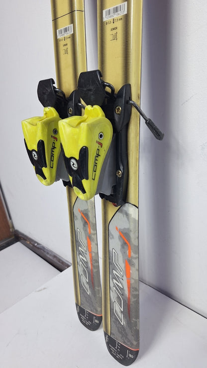 Rossignol Comp J 120cm Skis + Rossignol 4.5 Bindings Winter Fun Snow