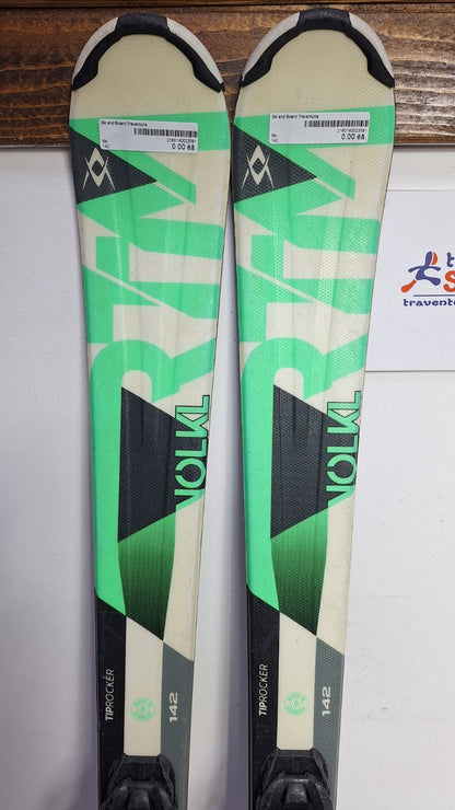 Volkl RTM 142 cm Ski + Marker 10 Bindings Fun Snow Winter Sport Piste