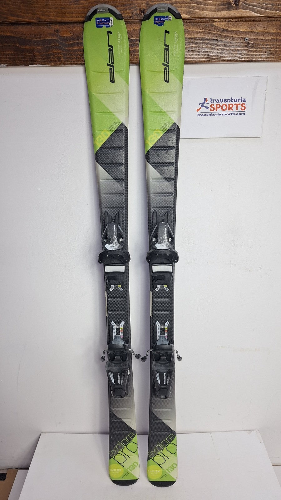Elan Explore Pro 130 Ski + Elan 7.5 Bindings Winter Sport Fun