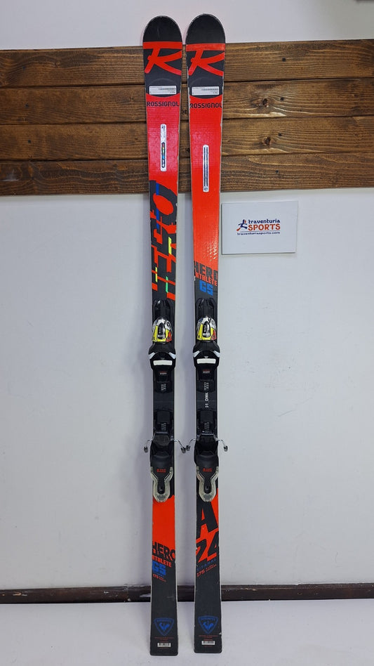Rossignol Hero Athele GS  175 cm Ski + New Look 11 Bindings Winter Fun Snow