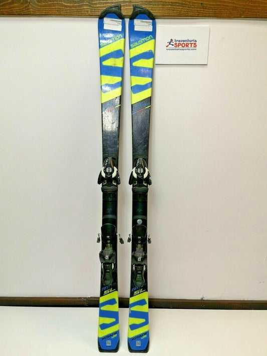 Salomon SL XRace JR 138 cm Ski + Salomon Z10 Bindungen Winter Schnee Outdoor Sport