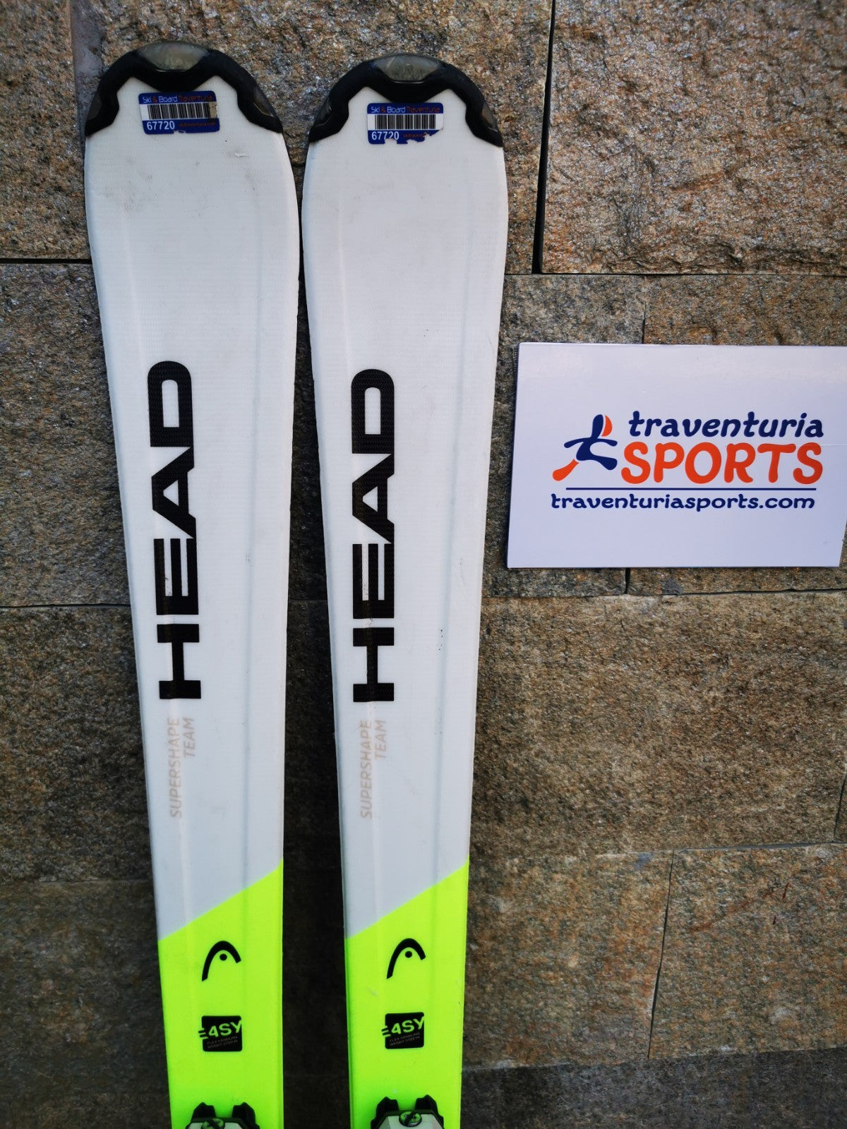 HEAD Supershape Team Easy 147cm  Ski + HEAD 7.5 Bindings  Winter Sport