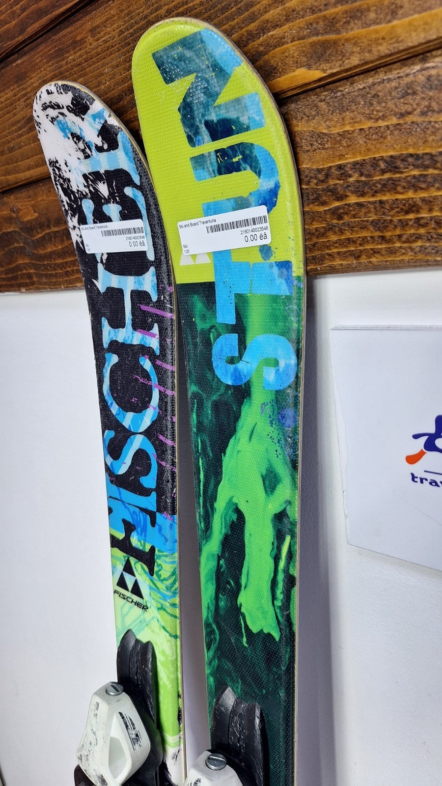 Fischer Stunner 121 cm Ski + Fisher 4.5 Bindings Winter Sports Fun Adventure