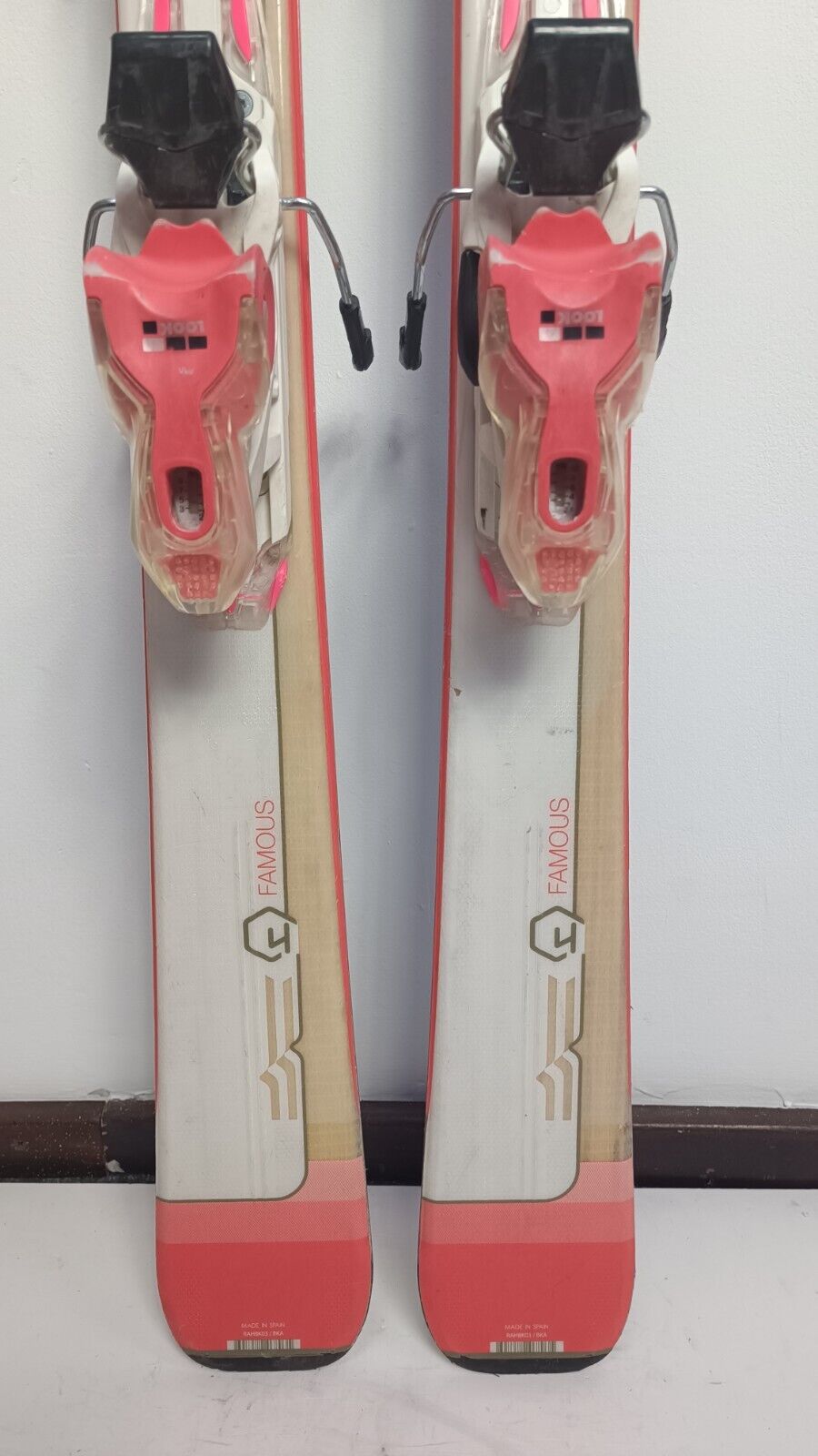 Rossignol Famous 149cm Ski + Look 10 Bindings Winter Adventure Winter