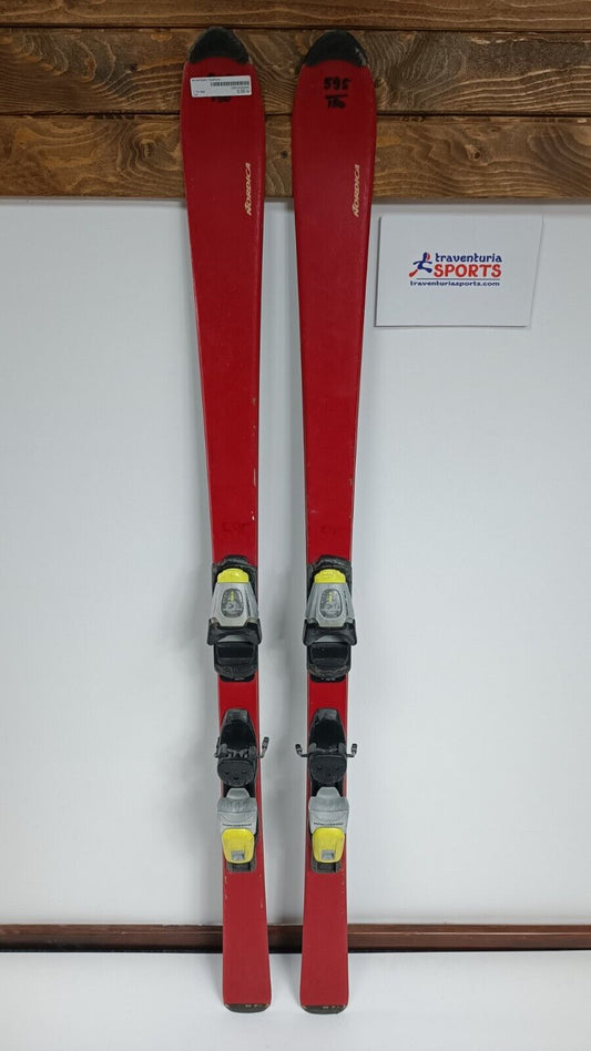 Nordica W 7-1 150 cm Ski + Rossignol 9 Bindings Winter Snow Sport Outdoor