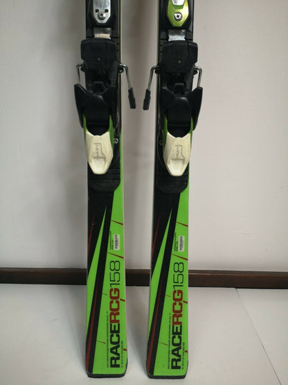 Elan Race RCG 158 cm Ski + Elan ER 11 Bindungen Winterspaß Schneeabenteuer Sport