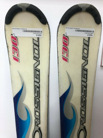 Rossignol RocX 130 cm Ski + Rossignol 9.5 Bindungen Wintersport Schnee Outdoor CBS