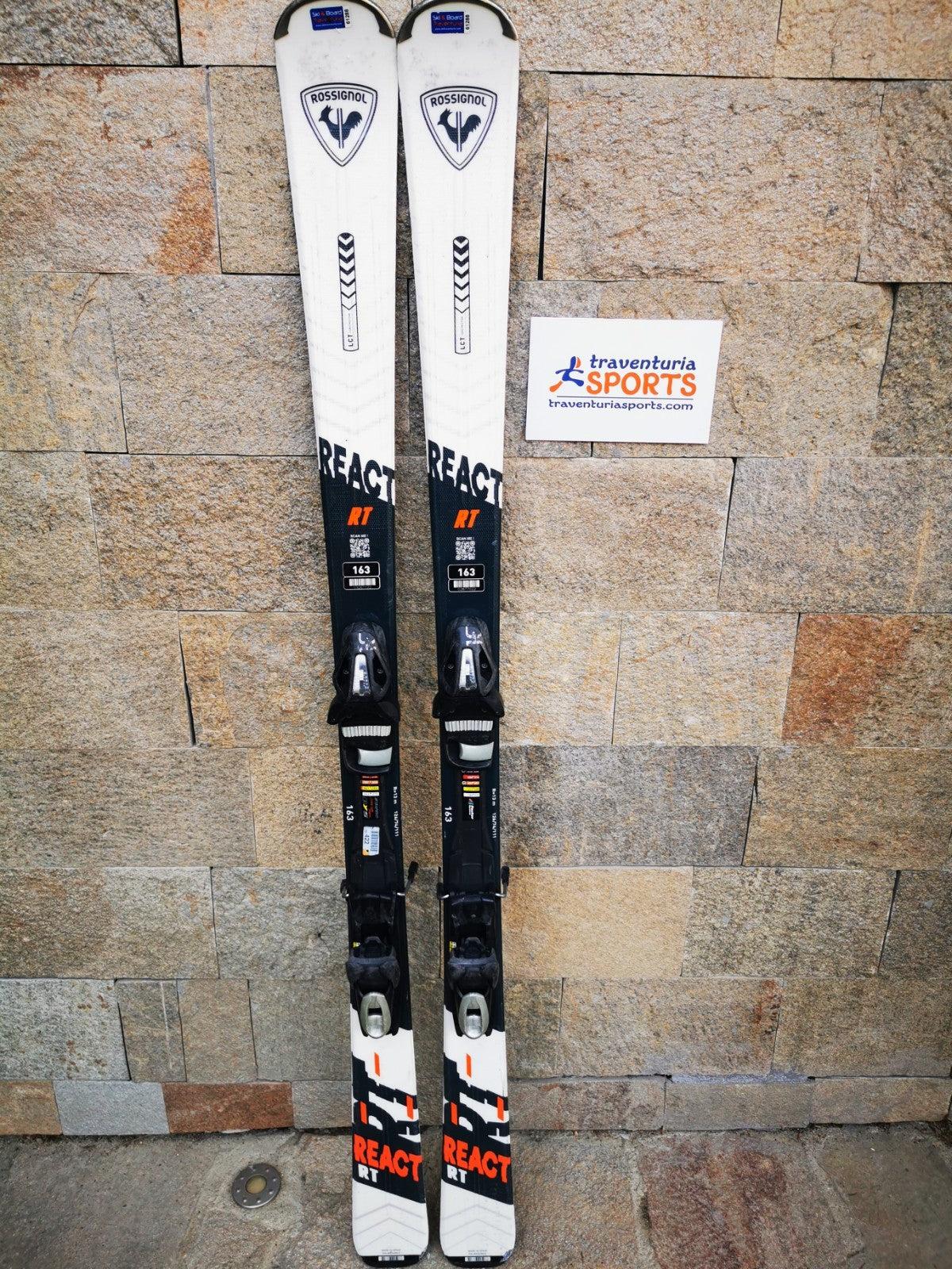 Rossignol REACT RT 163cm  Ski + Elan 10 Bindings Winter Sport Fun