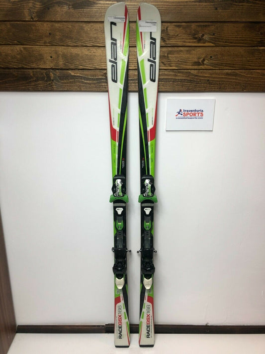 Elan Race GSX 166 cm Skis + Elan 11 Bindings Winter Fun Snow