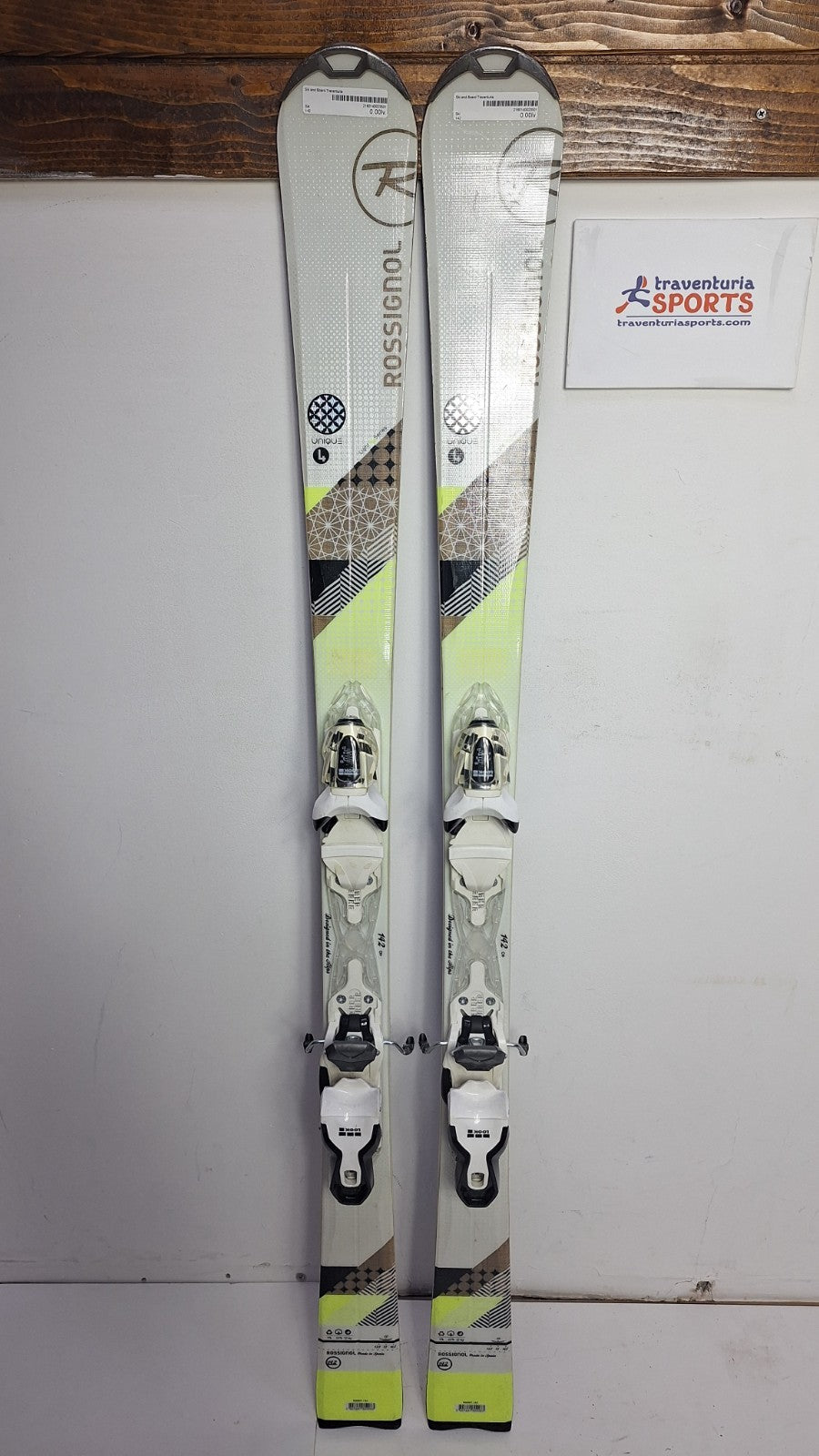 Rossignol Unique 4 142cm Skis + Look 10 Bindings Winter Fun Snow