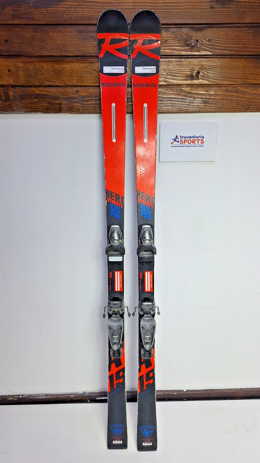 Ski Rossignol Hero FIS GS Pro 165 cm + fixations Rossignol 7 Plaisir et sport hivernaux, neige