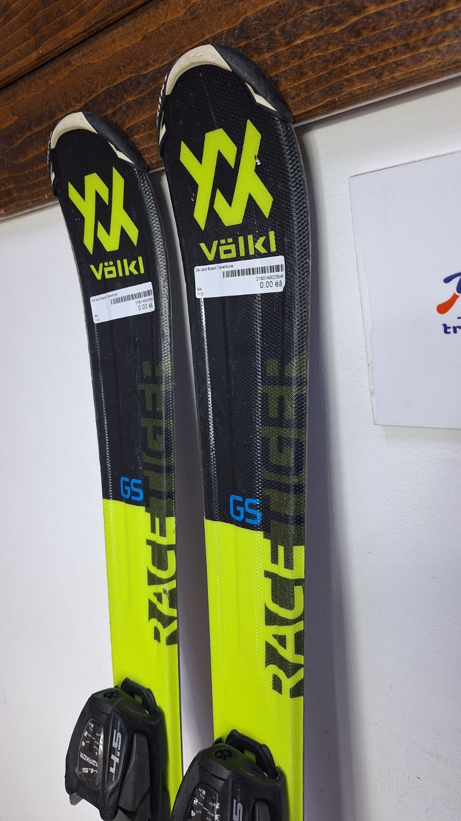 Volkl Racetiger GS 110 cm Ski + Marker 4.5 Bindings Fun Snow Winter Sport