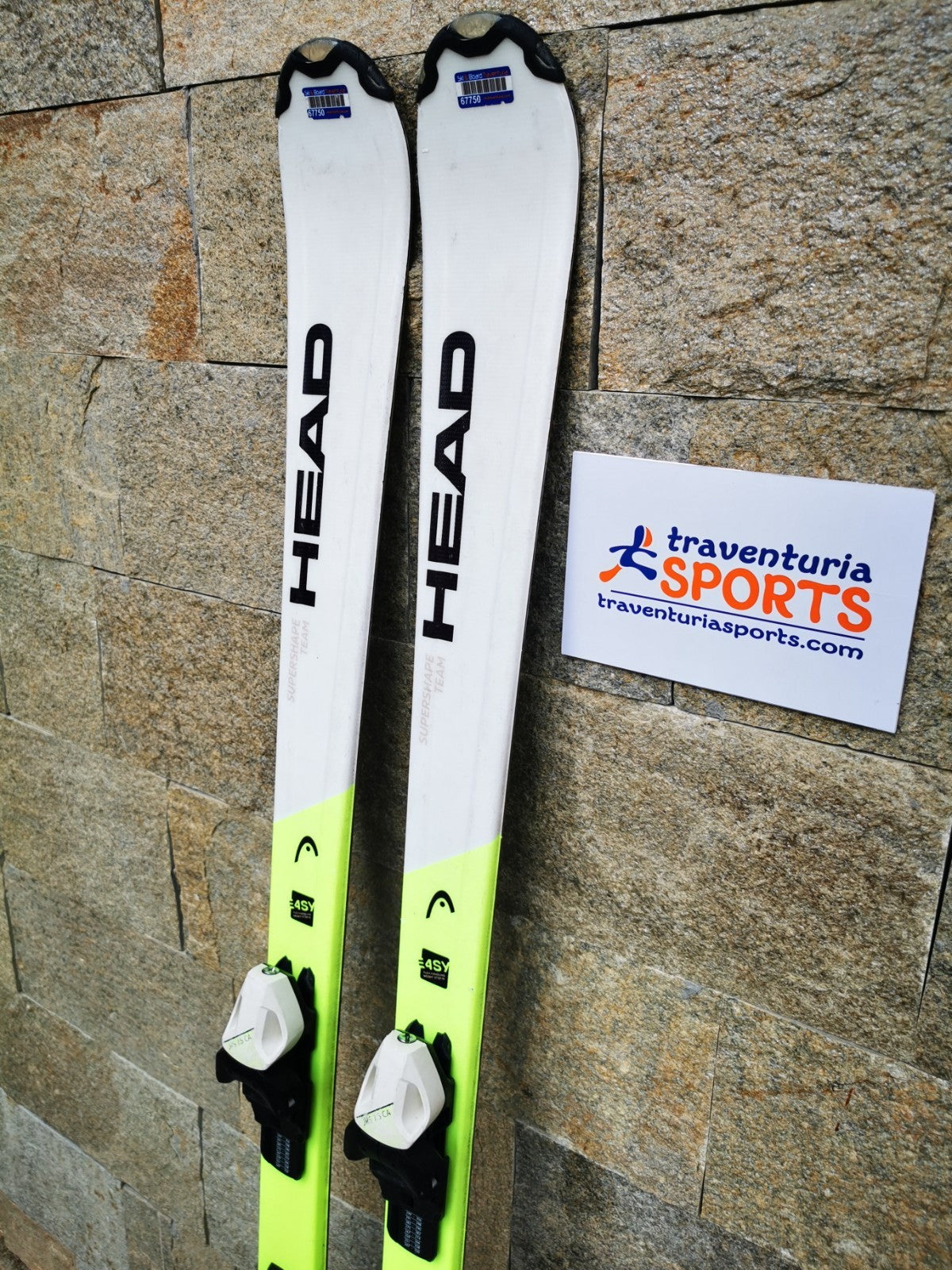 HEAD Supershape Team Easy 157cm  Ski + HEAD 7.5 Bindings  Winter Sport