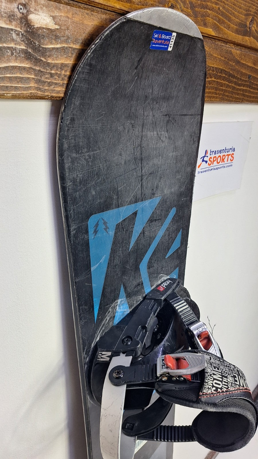 Snowboard K2 Rental 145 cm + fixations HEAD Rental taille M Aventure Hiver