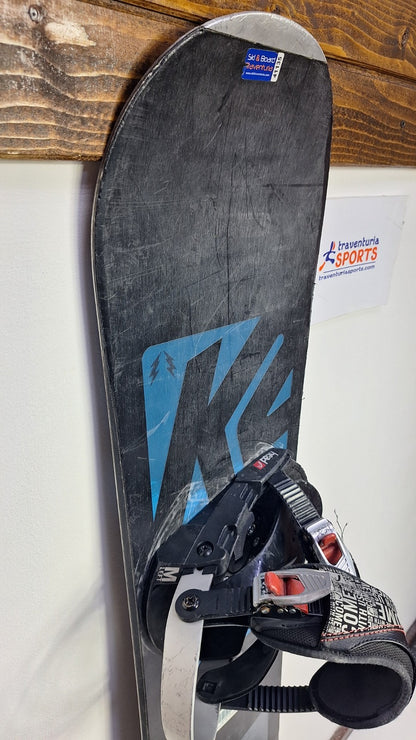 Snowboard K2 Rental 145 cm + fixations HEAD Rental taille M Aventure Hiver