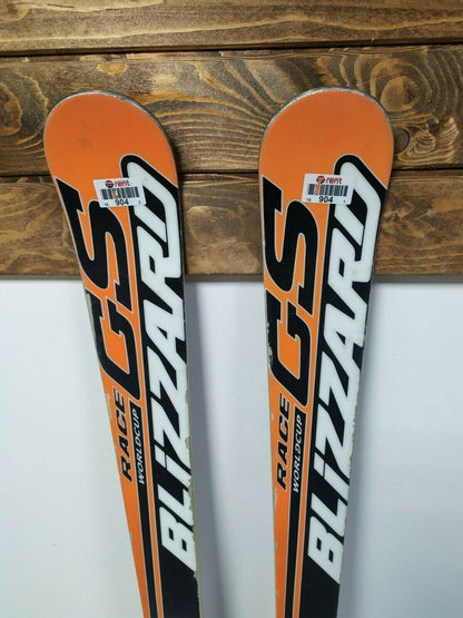 Blizzard Race GS World Cup 149 cm Ski + Salomon 9.5 Bindings Winter Sport Snow