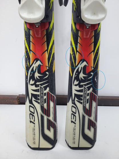 Völkl Racetiger GS R JR 130 cm Ski + Marker 7 Bindings Winter Sport Snow Fun