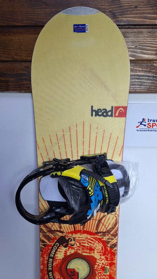 HEAD Rocka 4D 159 cm Snowboard + New Talerun L Bindings Winter Sport Fun