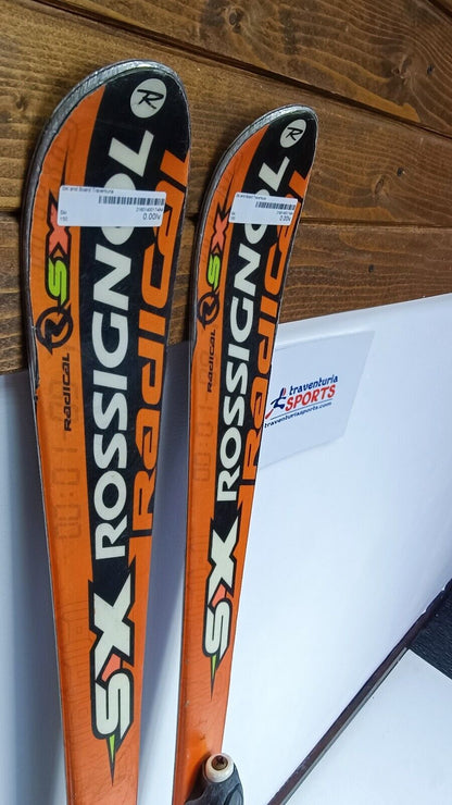 Rossignol Radical SX 150 cm Ski + Rossignol 9.5 Bindungen – Winterspaß im Schnee