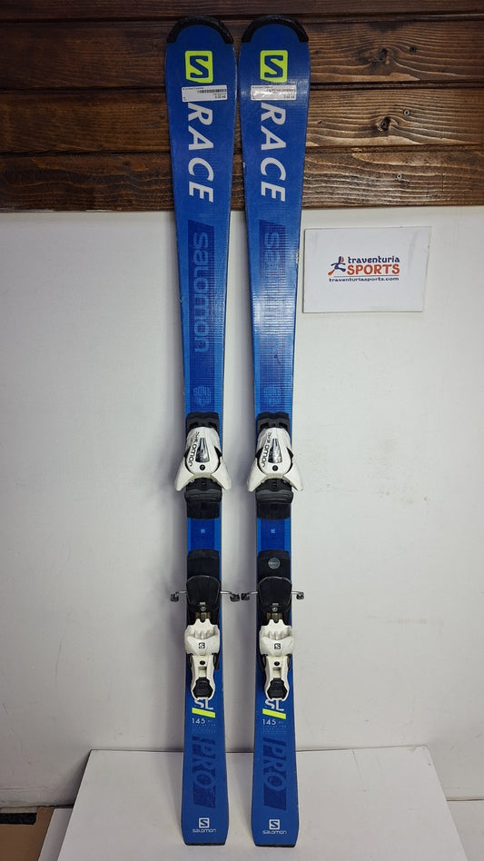 Salomon S/Race Pro SL 145cm Ski + Salomon 12 Bindings Winter Adventure Winter