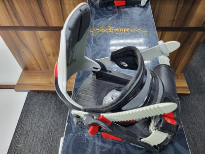 2018 Matrix Escape 145 cm Snowboard + Salomon S Bindungen Schneeabenteuer Winter