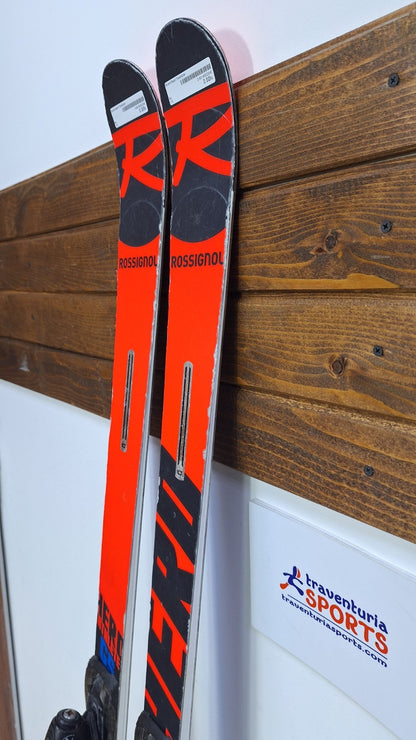 Rossignol Hero Athele GS Pro 175 cm Ski + Rossignol 12 Bindings Winter Fun Snow