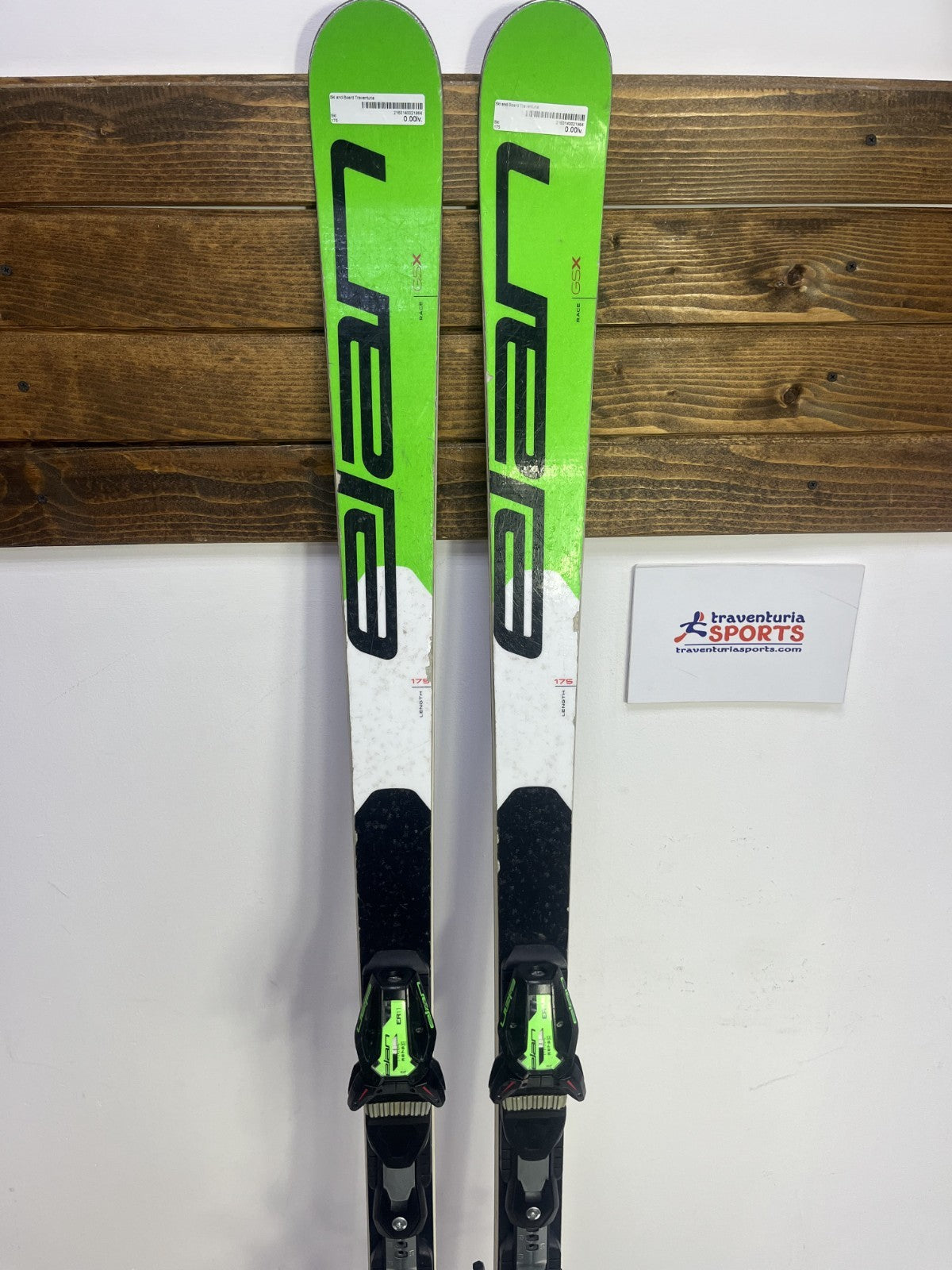 Elan Race GSX 175 cm Ski + Elan 11 Bindings Winter Fun Snow Sport