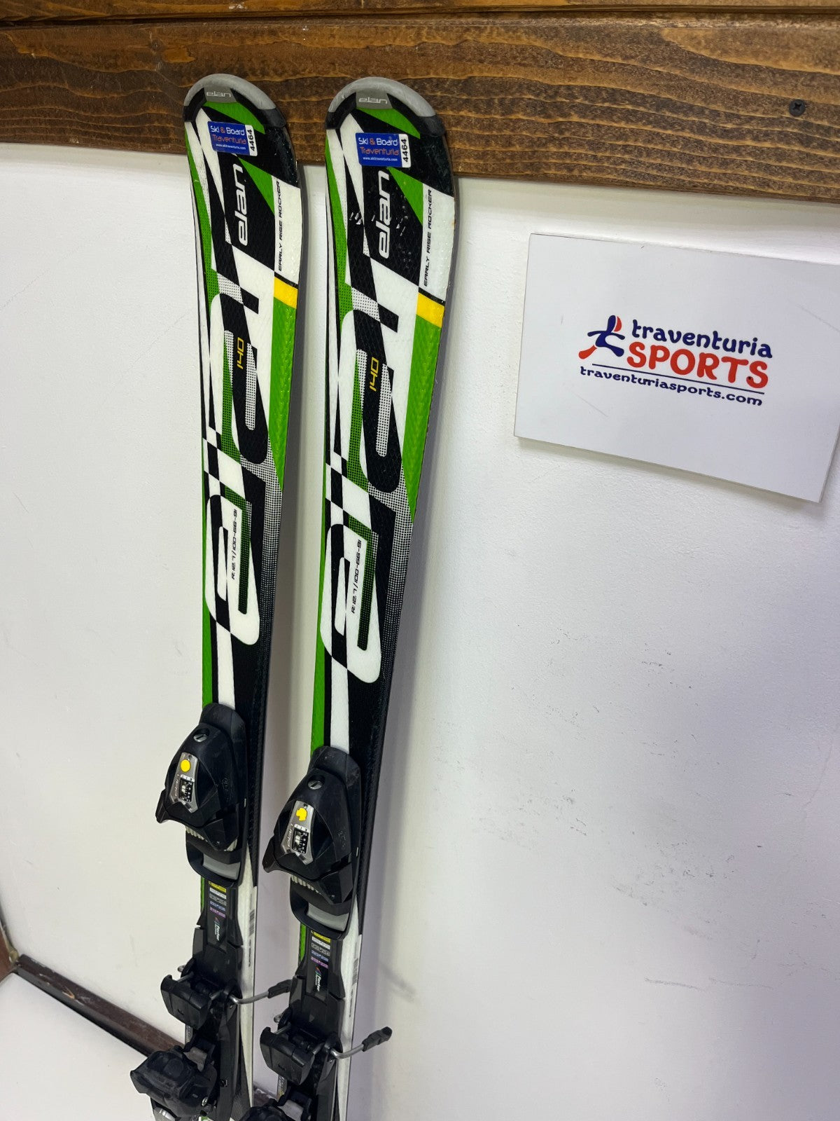 Sci Elan Exar Pro 140 cm + attacchi Elan ESP 7.5 Sport Neve Inverno Divertimento Avventura