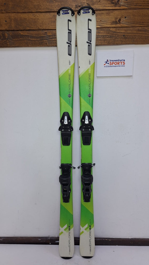 Sci Elan Explore X 152 cm + attacchi Elan ESR10 Sport invernali Divertimento sulla neve Avventura
