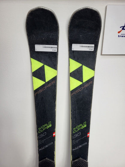 Fischer RC4 WC FIS 130 cm Ski + Fischer 9 Bindungen Wintersport