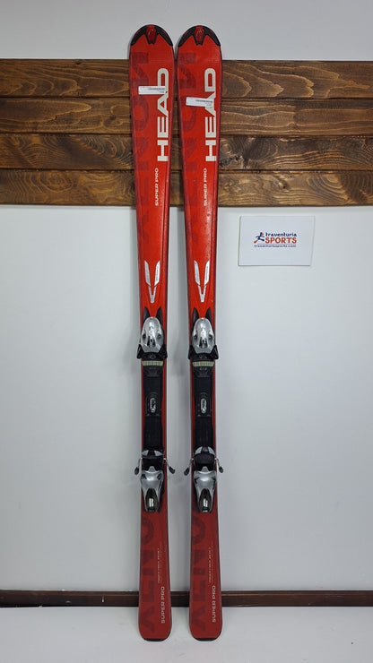 Sci HEAD Super Pro 177 cm + Attacchi Head 11 Sport Invernali Neve Outdoor